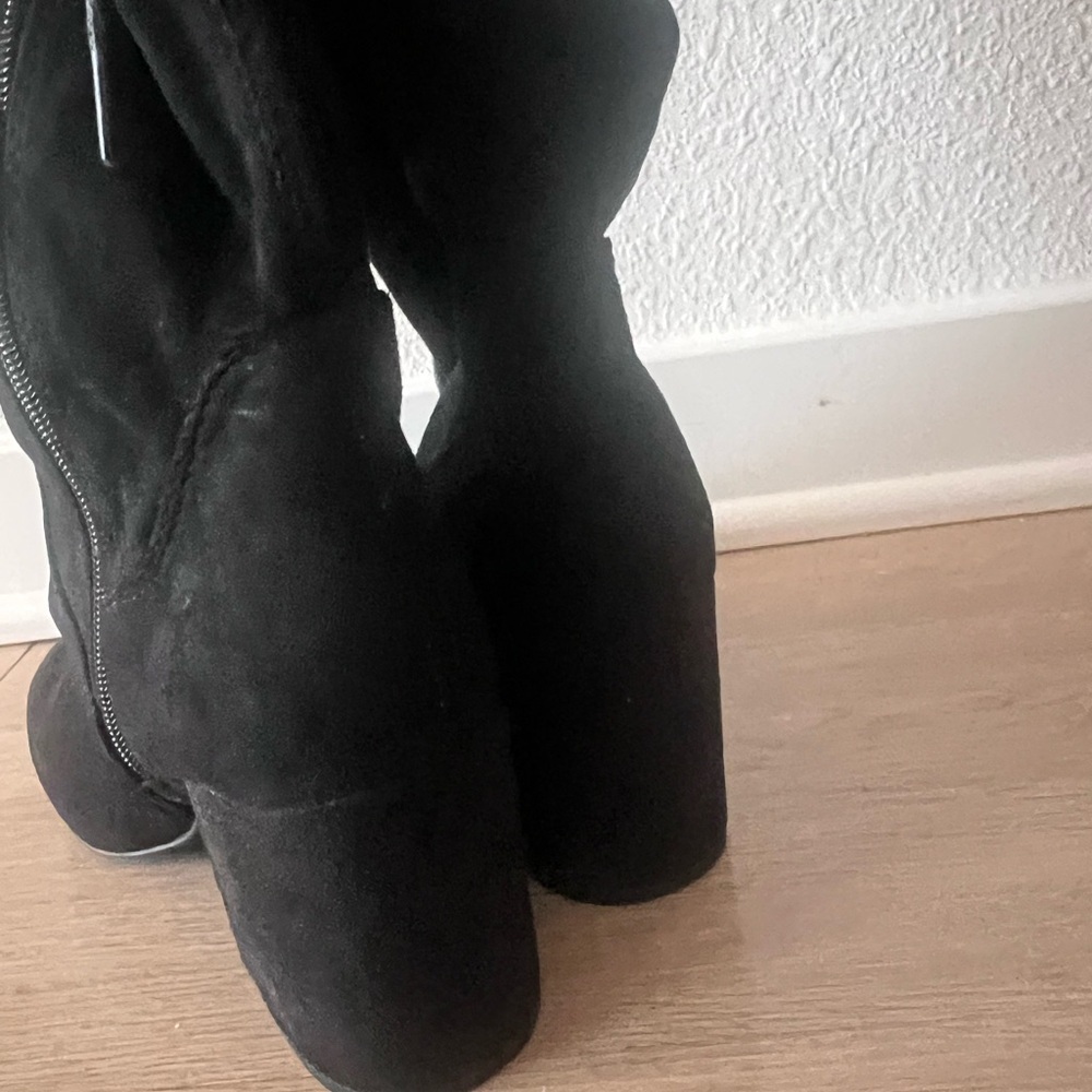 Fashion Nova Black Over-the-Knee Boots - Picture 10 of 16